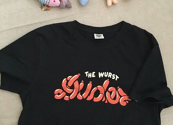Bershka Siyah crop tişört