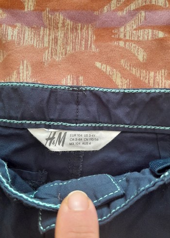H&M Erkek Bebek Mavi Köpek Balığı Desenli Takım - Görsel 4