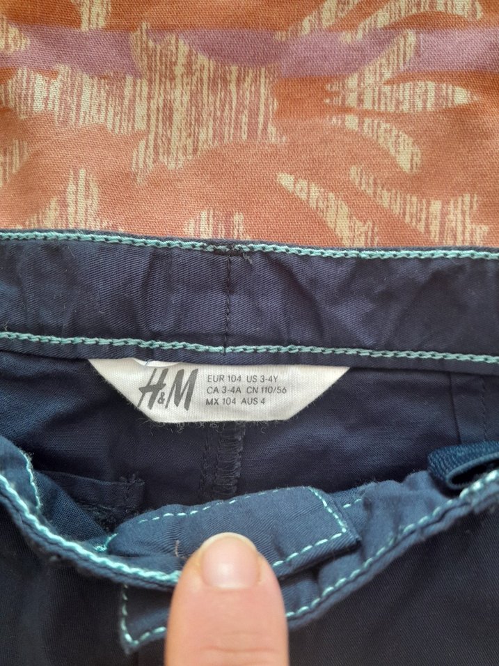 H&M Erkek Bebek Mavi Köpek Balığı Desenli Takım - Görsel 4