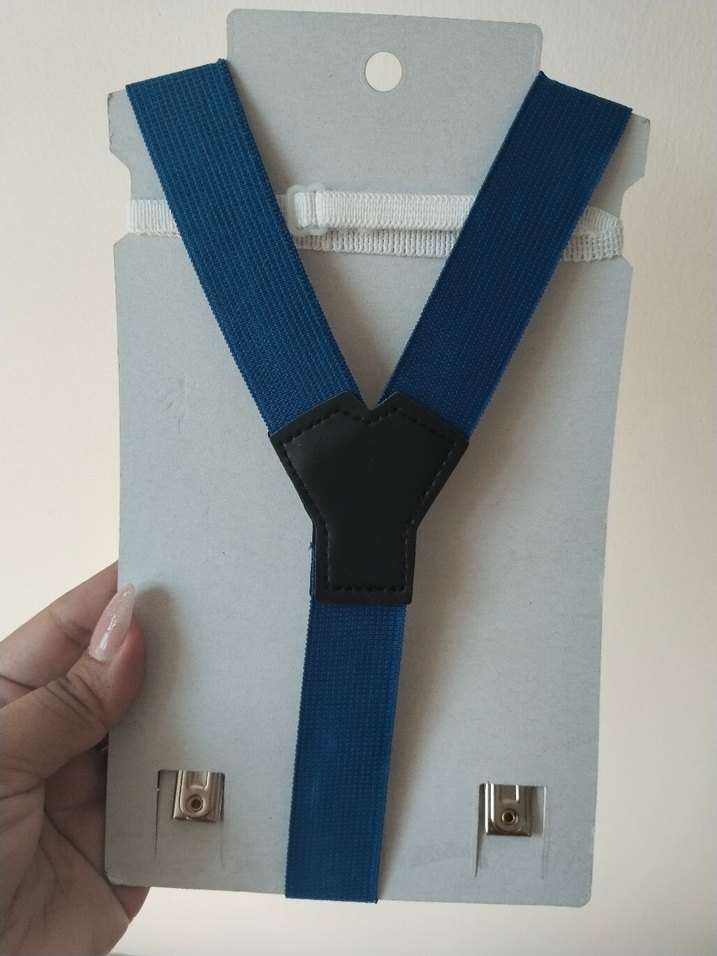 Mavi Papyon ve Pantolon Askısı Seti - Görsel 4