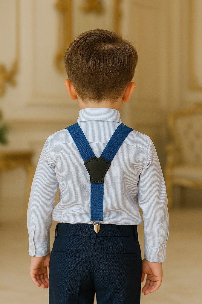 Mavi Papyon ve Pantolon Askısı Seti - Görsel 2