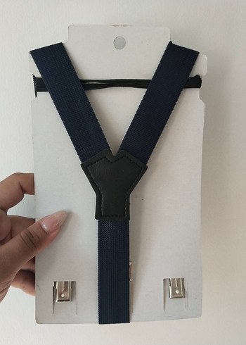 Lacivert Papyon ve Pantolon Askısı Seti - Görsel 4