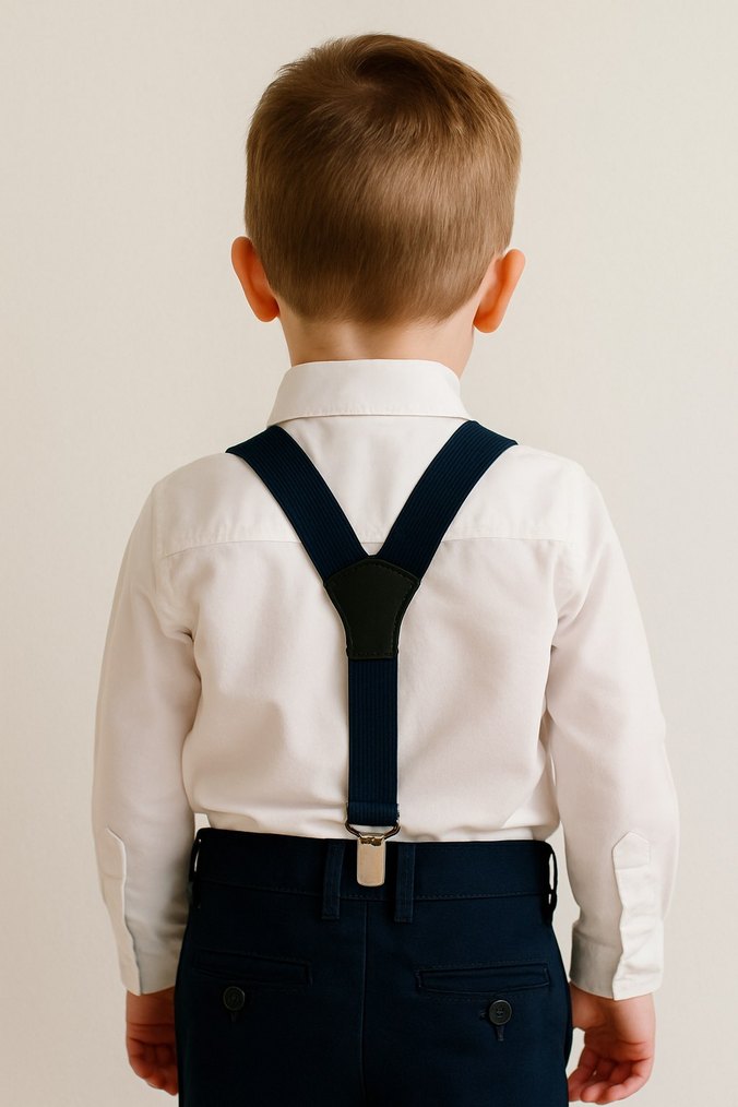 Lacivert Papyon ve Pantolon Askısı Seti - Görsel 2