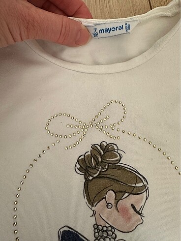 Mayoral 6-7 yaş takım şort-bluz - Görsel 8