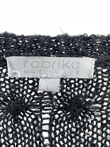 l Beden siyah Renk Fabrika Kazak / Triko %70 İndirimli.