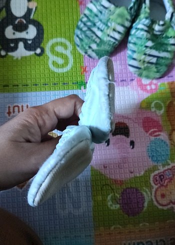 Renkli Batik Desenli Bebek Ev patiği - Görsel 5