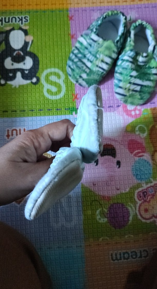 Renkli Batik Desenli Bebek Ev patiği - Görsel 5