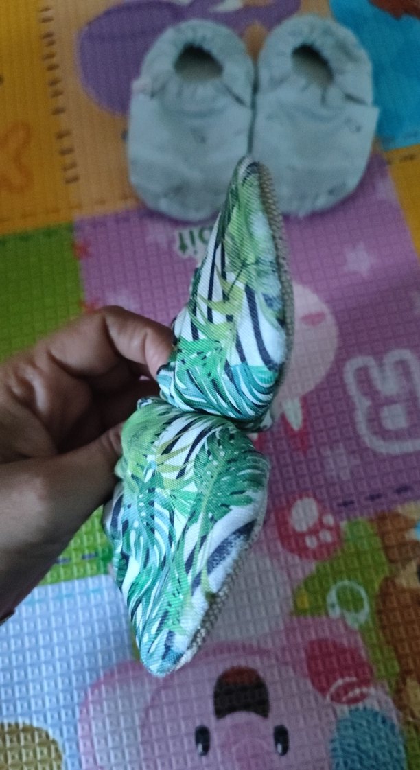 Renkli Batik Desenli Bebek Ev patiği - Görsel 3