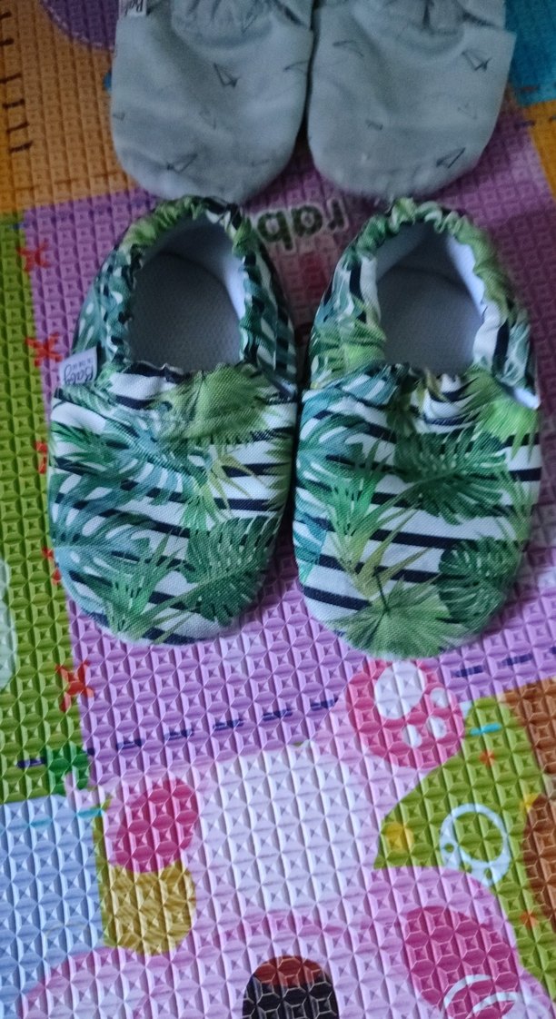 Renkli Batik Desenli Bebek Ev patiği - Görsel 2