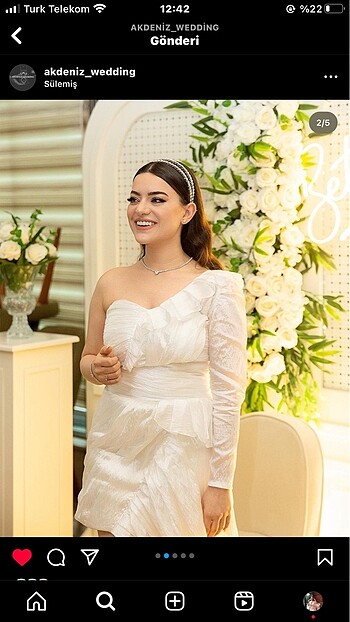 Beyaz elbise