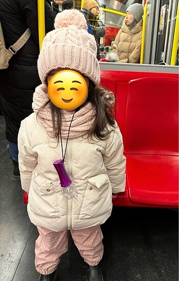 Zara Kız çocuk mont 4-5 yaş - Görsel 7