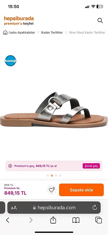 Nine west terlik