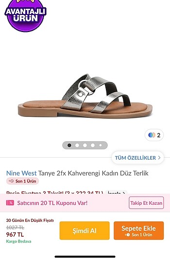 Nine West Nine west terlik