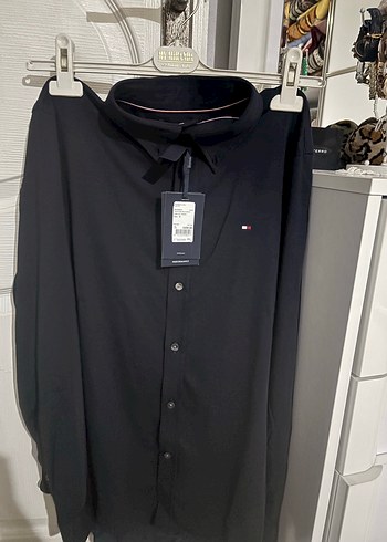 Tommy Hilfiger Siyah Uzun Kollu Gomlek