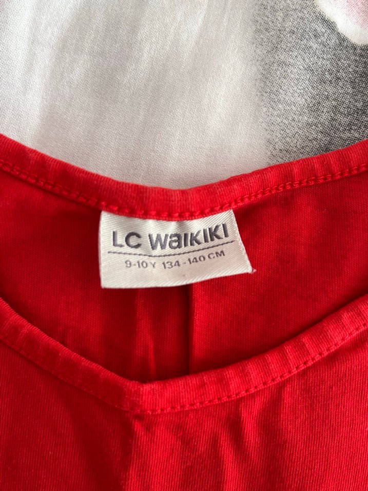 Lc waikiki Kırmızı 100. Yıl Anısına Çocuk Tişörtü — görsel 2/3
