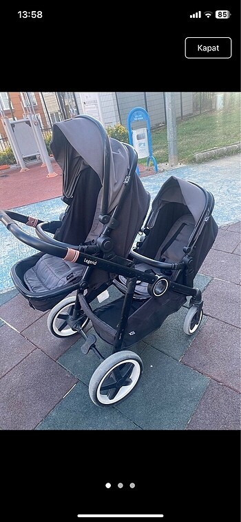 İkiz bebek arabası