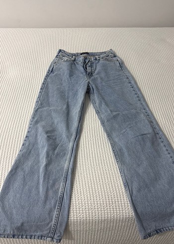 Trendyol & Milla Acik Mavi Genis Paca Denim Jean