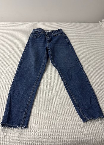 Koton Koyu Mavi Rahat Kesim Denim Jean