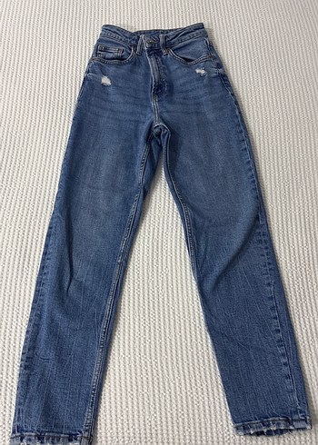 Bershka Yikamali Mavi Denim Jean