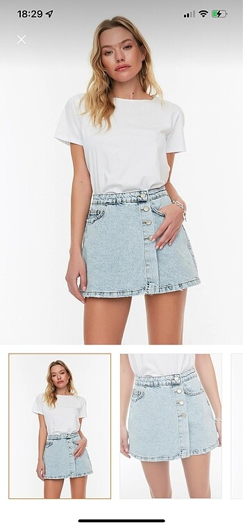 Denim şort