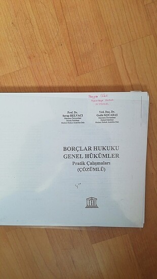 Borçlar hukuku genel hükümler pratik kitabı 