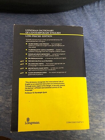 İngilizce sözlük 17x24 ölçülerinde 1250 sayfa - Görsel 2