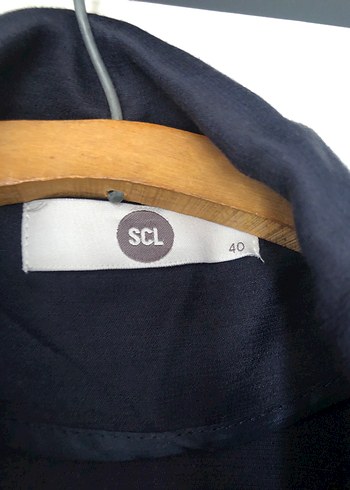 Siyah Uzun Keten Kadın Trençkot - Görsel 4