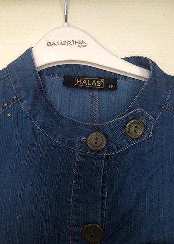 Kadın Lacivert Uzun kot Elbise - Görsel 6