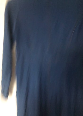 Kadın Lacivert Uzun kot Elbise - Görsel 8