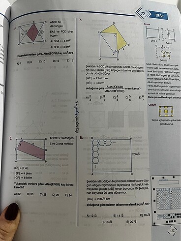 Beden Renk GEZEGEN YAYINLARI TYT-AYT GEOMETRİ SORU BANKASI