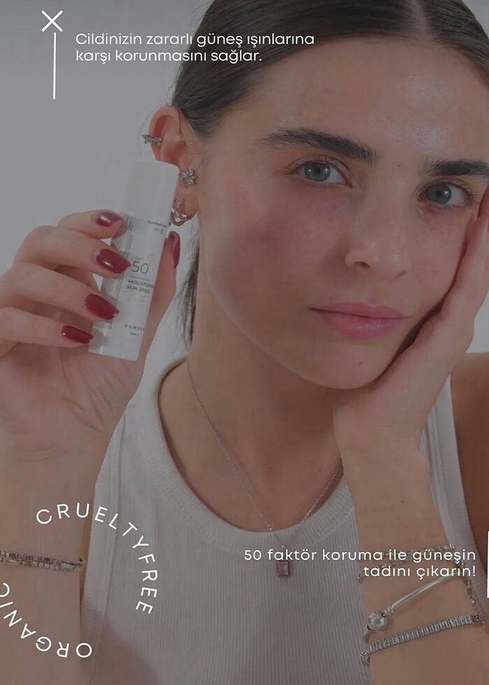 VERSEW Organik SPF 50+ Nemlendirici Etkili Günes Koruyucu Stick - Görsel 4