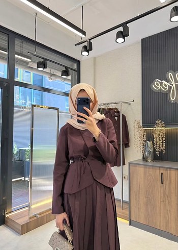 Kahverengi Kuşaklı takım - Görsel 2