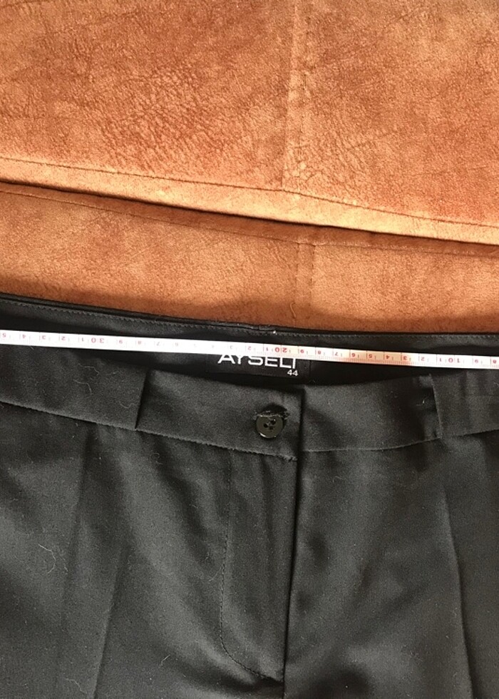 Siyah kumaş pantolon - Görsel 2