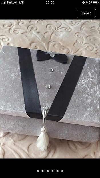 Damat bohçası sandık - Görsel 3