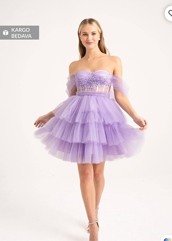 After parti mini elbise - Görsel 2