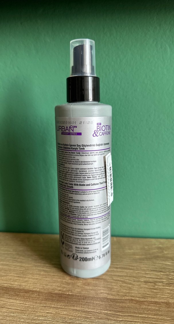 Urban Expert Series Biotin & Kafein Saç Toniği - Görsel 2