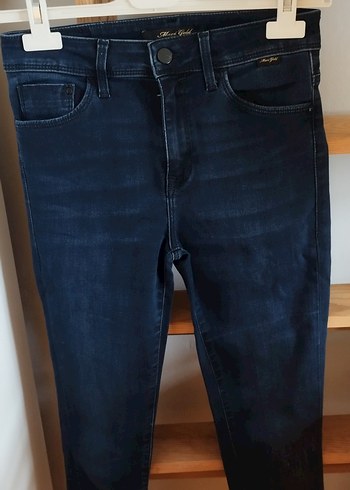 mavi jeans marka kot pantolon Kadın Lacivert Dar Kesim