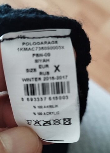  Beden siyah Renk Polo garage marka kışlık şapka bere