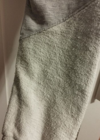 şalvar tarz Gri Erkek Pamuklu Rahat Kesim Eşofman Altı - Görsel 4