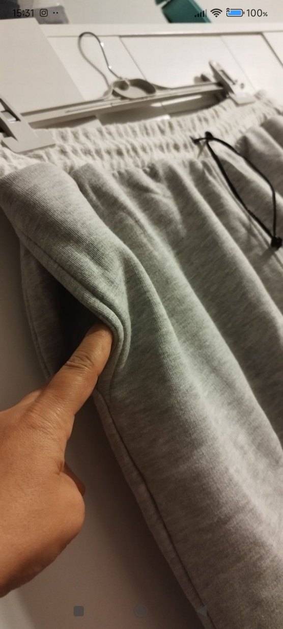 şalvar tarz Gri Erkek Pamuklu Rahat Kesim Eşofman Altı - Görsel 3