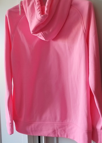 l Beden pembe Renk Pembe Kapüşonlu Sweatshirt