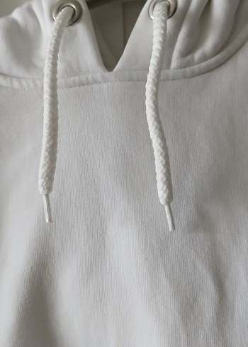 l Beden mavi jeans marka kapşonlu sweatshirt pamuklu kumaş