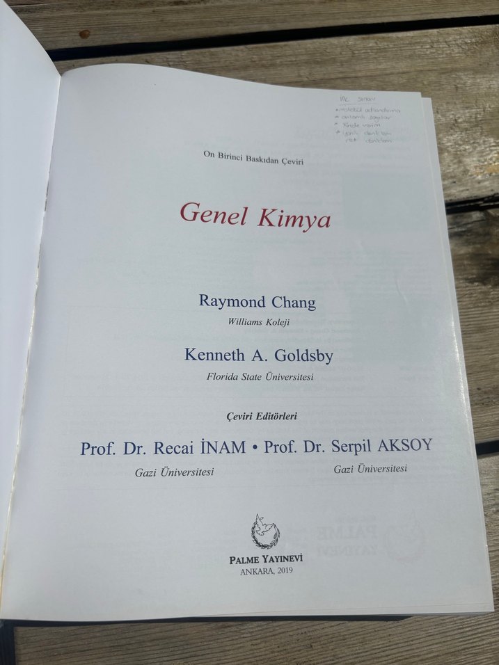 Genel Kimya - Raymond Chang, Kenneth A. Goldsby - Görsel 3