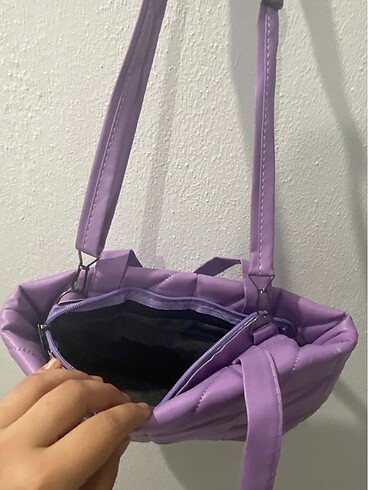  Beden Lila genıs çapraz model
