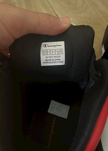 Champion Kırmızı Siyah Basketbol Ayakkabısı - Görsel 3