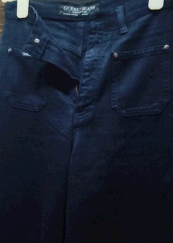 Guess Jeans Koyu Lacivert Denim Pantolon