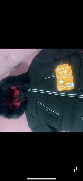 7 Yaş Beden siyah Renk Parka Jacket 7/8 yaş erkek çocuk mont