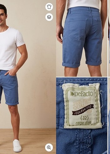 Defacto Mavi Denim Sort