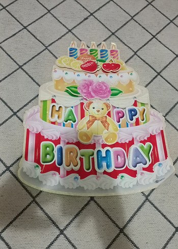 3d kabartmalı doğum günü afişi - Görsel 6