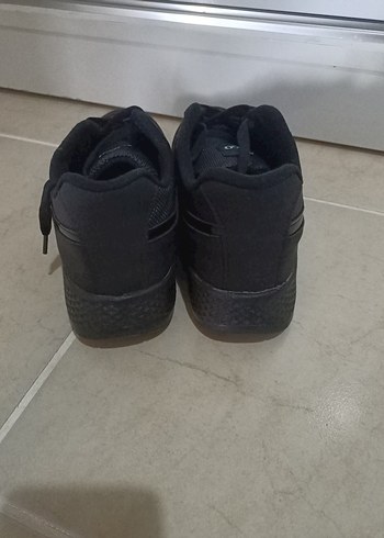 Muggo Siyah Ortopedik Kadın Spor Ayakkabı - Görsel 6